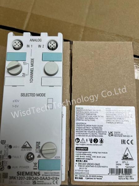 3RK12072BQ400AA3 Módulos de entrada/saída 3S-I MODULO de entrada analógica +/-0-10V Módulos de entrada analógica S7