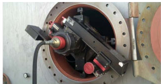 Pneumatic Inner Hole Heat Exchanger 813mm Flange Facer