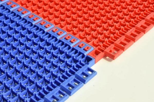 High Durability Interlocking Playground Mats , Portable Non Slip Basketball Court Flooring