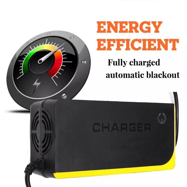 60V 20AH Power Supply Adapter Smart Electric Bike Motorcycle Charger Rechargeable Lead Acid Battery Charger DC 74V 3A US