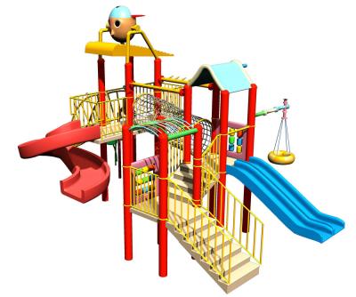 O equipamento do campo de jogos da água das crianças feitas sob encomenda, fibra de vidro do jogo do divertimento das crianças desliza para o parque da água