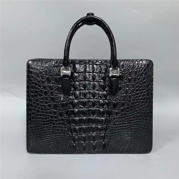 Business Style Genuine Crocodile Skin Men's Laptop Briefcase Exotic Real Alligator Leather Male Large Working Handbag