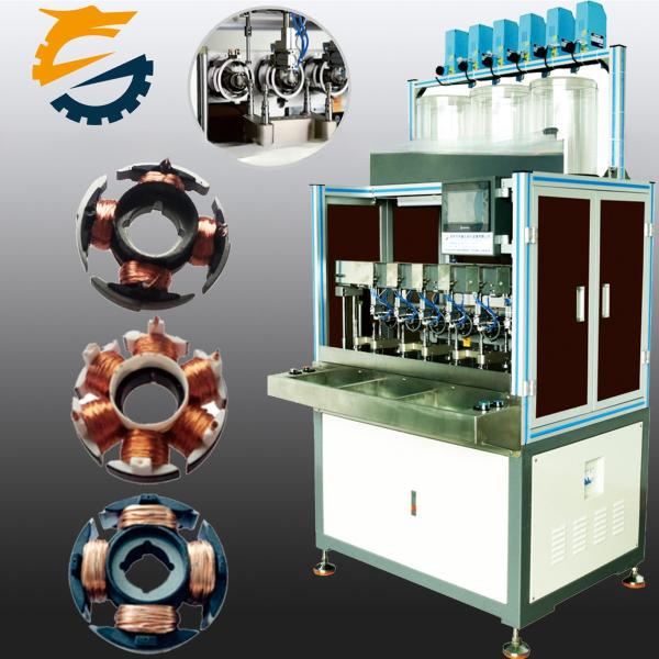 Faixa de diâmetro do fio 0,04 0,25 mm Magneto estatores Ventiladores de resfriamento Máquina de enrolamento automática