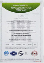 Qingdao Yilan Cable Co., Ltd. Certificações