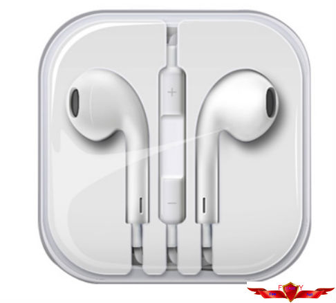 New Type 3.5mm Headphones Earphones Earpods Remote Volume Mic for Apple iPhone iPod iPad