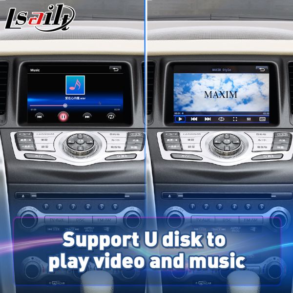 Lsailt Wireless Android Auto Multimedia Carplay Screen for 2008-2014 Nissan Murano Z51