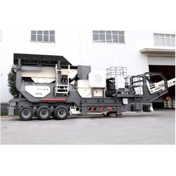 Завод дробилки удара дробилки челюсти конструкции 500Tph мобильный