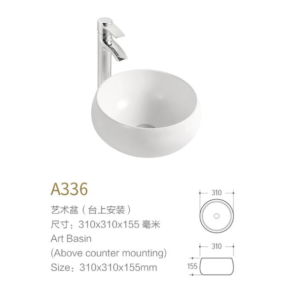 Овал над Bathroom таза встречных раковин таза Handmade керамических санитарным