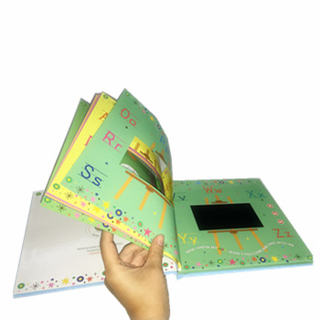 Разрешение размера 1024x600 книги a5 Multipages LCD видео- для выдвиженческого