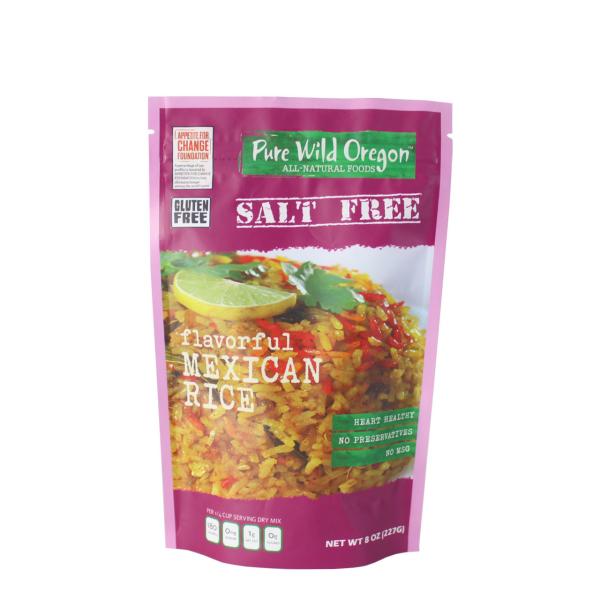Custom Printed Matte Food Grade Waterproof Stand Up Pouch Instant Meal Packaging Bag With Zip Lock