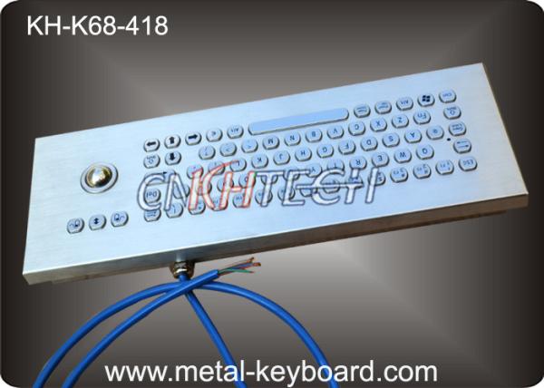 Metal industrial do quiosque do teclado de computador do Desktop áspero de 70 chaves
