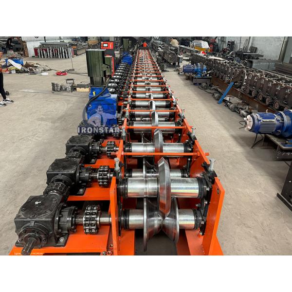 “Storage Rack Upright Post Roll Forming Machine Galvanized Steel Shelf Column Making Machine for Russia Full Automatic Storage Rack Upright Post Roll Forming Machine”