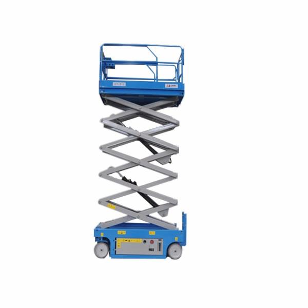 Hydraulic Scissor Lift Platform Cart 10m Environmentally Friendly Energy Saving