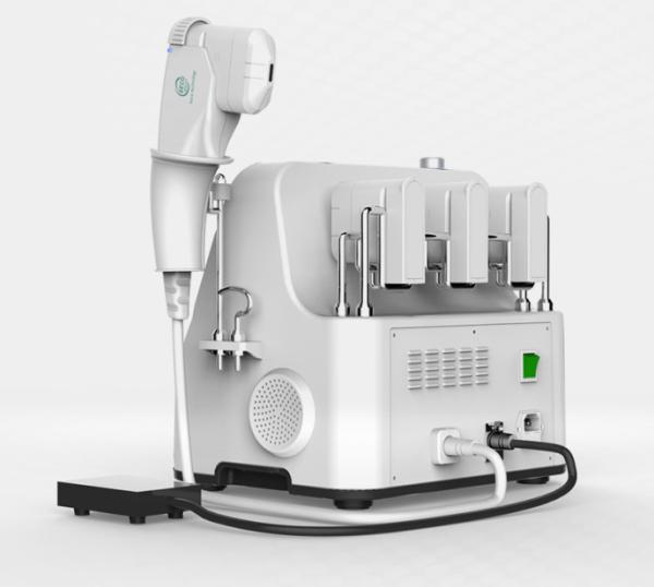 Portable Anti-wrinkle HIFU for face lifting and  Private care with four Cartridges for Beauty salon and clinics