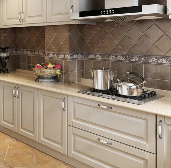 3000mm Solid Wood Kitchen Cabinets