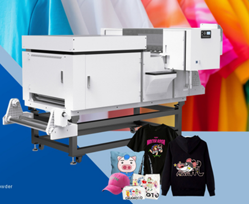 60cm Dual Head DTF Printer | All-in-One Powder Shaker & Dryer Integrated System