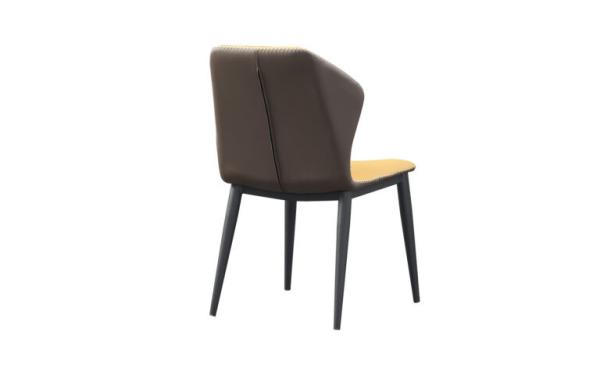 Metaluxe Sturdy Metal Base Dining Chairs Modern Elegant Design