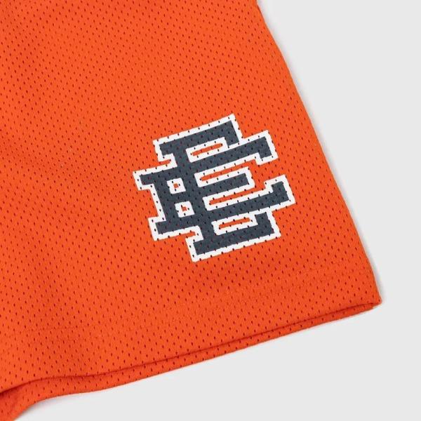                  Sportswear 5 Inch Above Knee Shorts Breathable Ee Basic Eric Emanuel Men Mesh Shorts with Zipper Pockets             