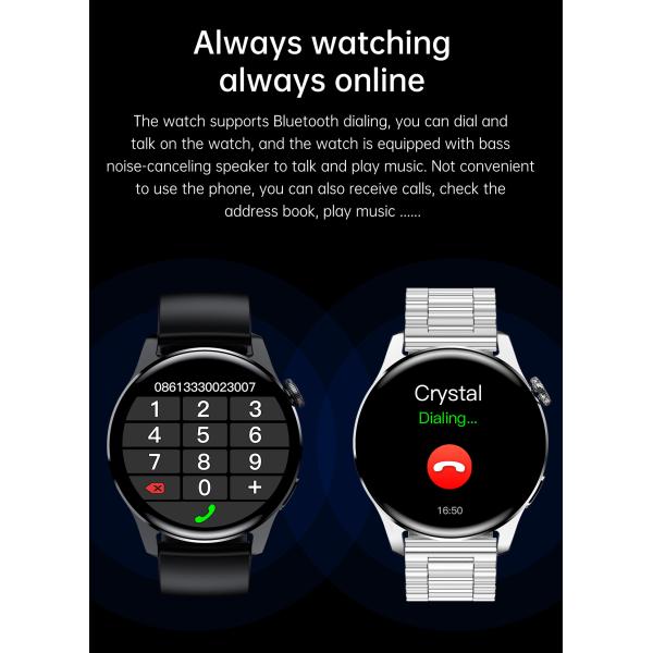 IP67 Bluetooth Call Smart Bracelet 260mAh Music Player Silicone Wristband