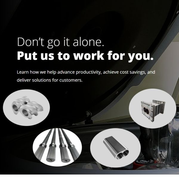 Plastic Compounding with Superior Heat Exchange in Extruder High Strength Twin Screw Barrel