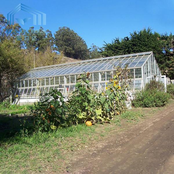 Tienda de aluminio hortícola antienvejecedora del invernadero con la hoja de cristal