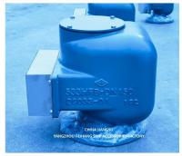 TANKES DE BALLAST DE ÁGUA CABEÇA DE VENTÃO DE AR MODELO-533HFB-150A CABEÇA DE TUBO DE AR MARINO COMPLETO DE FUSO DE FERRO COM AÇO INOXIDÁVEL
