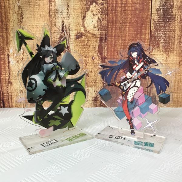 Multicolor Cartoon Character Ornaments Anime Figure Acrylic Stand Up Standee