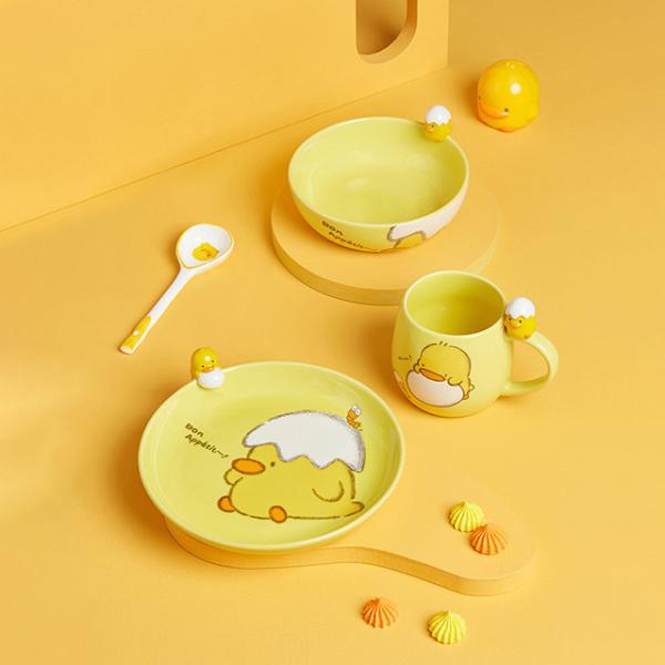 Ready To Ship In Stock Ceramic Tableware Wedding Gifts Plate Set For Home Restaurant Round Flat Fruit Vegetable Plate