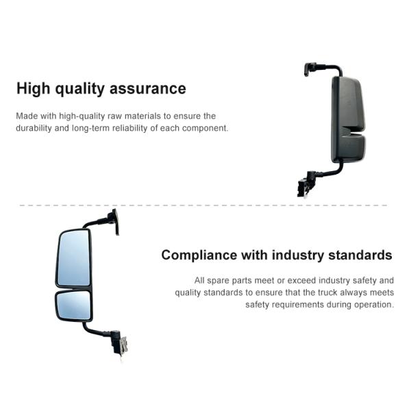 Left right rearview mirror assembly DZ15221772031 DZ15221772030 for SHACMAN Delong M3000S