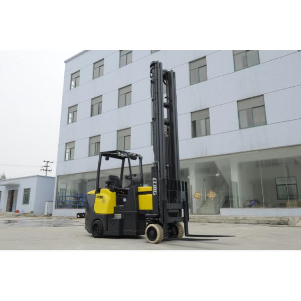 2 Ton Electric Counterbalance Forklift Truck Solid Tire With 3 - Stage Mast