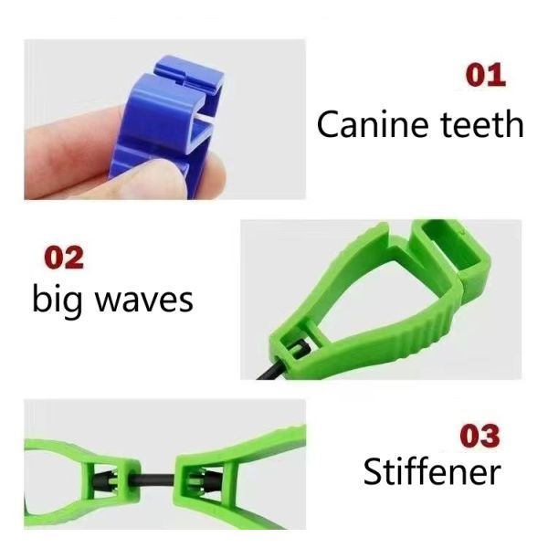 Custom High Strength POM Plastic Anti-lost Safety Non Slip Glove Clip Holder for Work Gloves