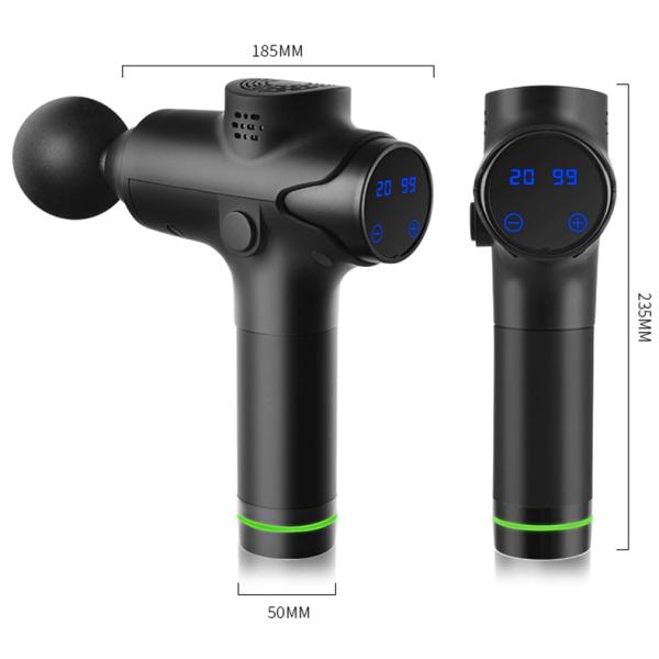 Hand-held Electric Fascia Gun Vibrator for Home Muscle Massage Stimulation Therapy