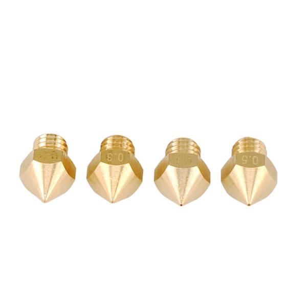 MK8 Extruder Brass 13mm*6mm 3D Printer Nozzle 0.1mm Print layer