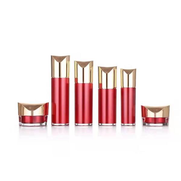 Acrylic Rhombus Shap Plastic Cosmetic Jars Packaging 30g 50g