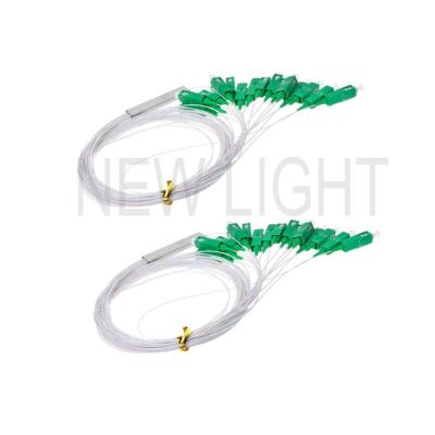 Ftth SC APC 1X2 FBT PLC Fiber Optic Splitter Split Ratio 50/50 Single / Dual / Tripple Windows