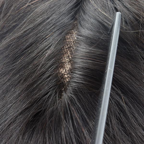 Human Hair Toupee for Men Remy Hair Grade and Full Cuticle