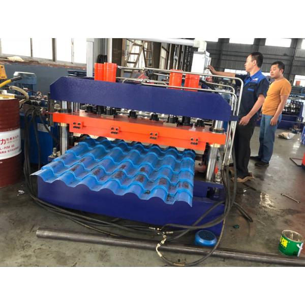 rollo del panel del tejado del trapezoide de la anchura del 1.25M que forma la máquina para los edificios comerciales del metal