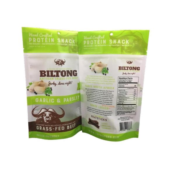 Nylon / Pe Beef Jerky Packaging Bags , Durable Vacuum Zipper Bags For Food