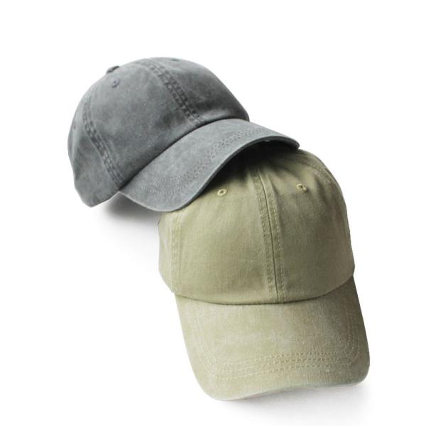 56cm 58cm Vintage Cotton Twill Baseball Cap Adjustable Dad Hat
