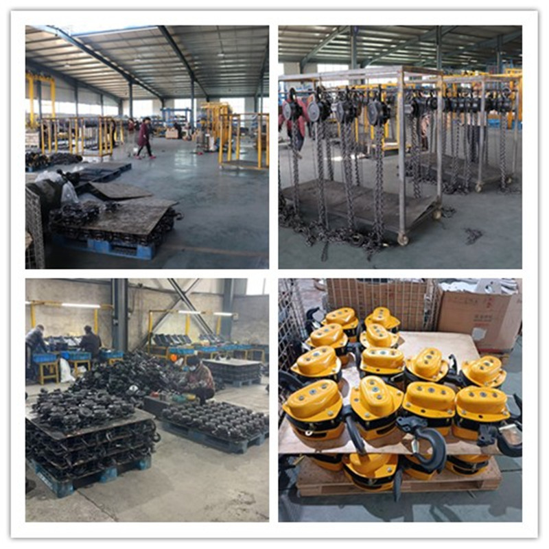G80 Chain Hand Chain Block Durable Heavy Duty Chain Block For Industrial Construction