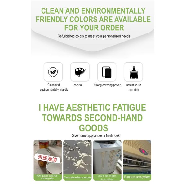 High-grade Adhesion Water-based Paint for Home Appliance Renovation with Excellent Water Resistance and 36 Months Quality Guarantee