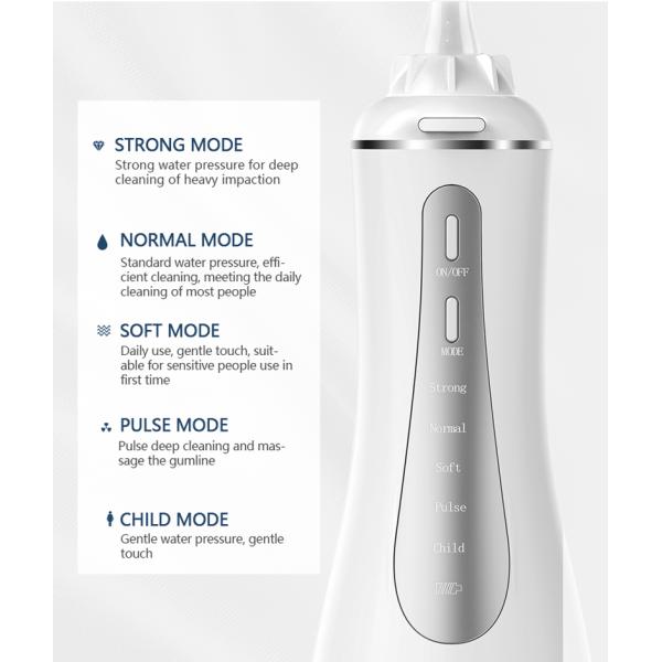 Портативная электрическая устная струя воды зубоврачебное Irrigator облегченное 30-120PSI