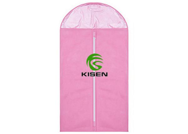 Waterproof Vinyl Zippered Garment Bags Colorful For Suit Customized Size