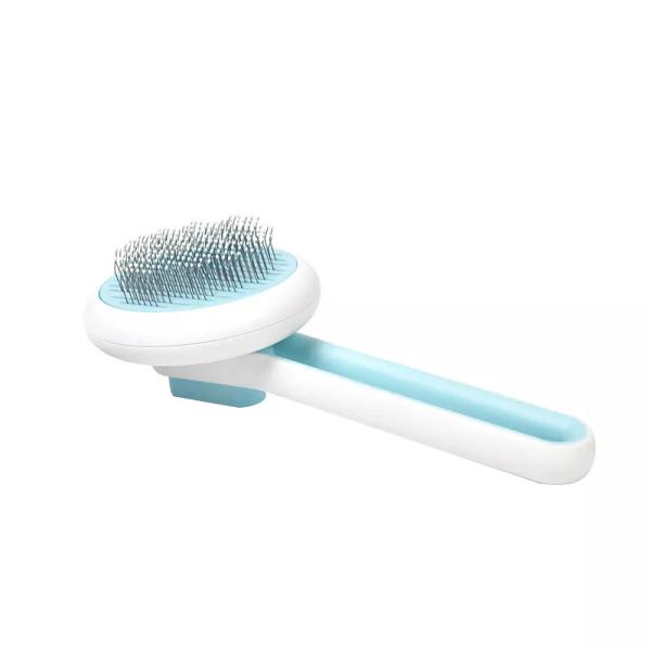 A escova da agulha da limpeza de auto Deshedding da ferramenta da preparação do animal de estimação da beleza remove o cabelo de flutuação