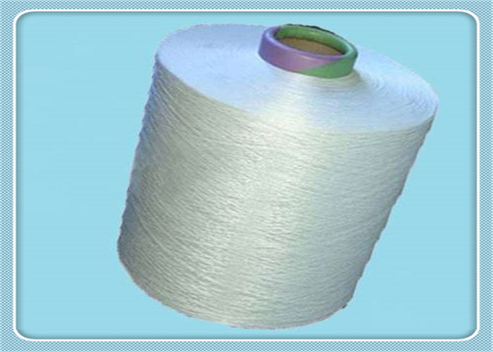 Bleached 100D/48F Recycled Polyester Yarn , Polyester Yarn Dty Breathable
