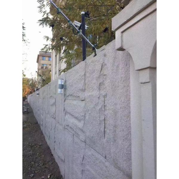 Искусственный максимум камня увядает & нагревает панель каменной стены Pu сопротивления черная для на открытом воздухе плакирования стены