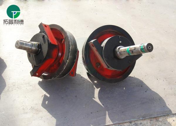 Dia 100-10000mm Customized Transfer Cart Single Rim Railway Cast Steel Rail Wheel For Sale
