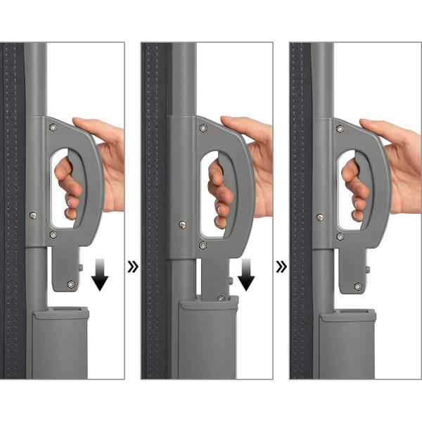 180x300 cm Retractable Side Awning Shade for Patio Garden Terrace Sunproof and Waterproof