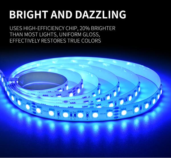24VDC RGBW SMD 5050 LED Strip Light Decorative Lighting 3 Years Warranty
