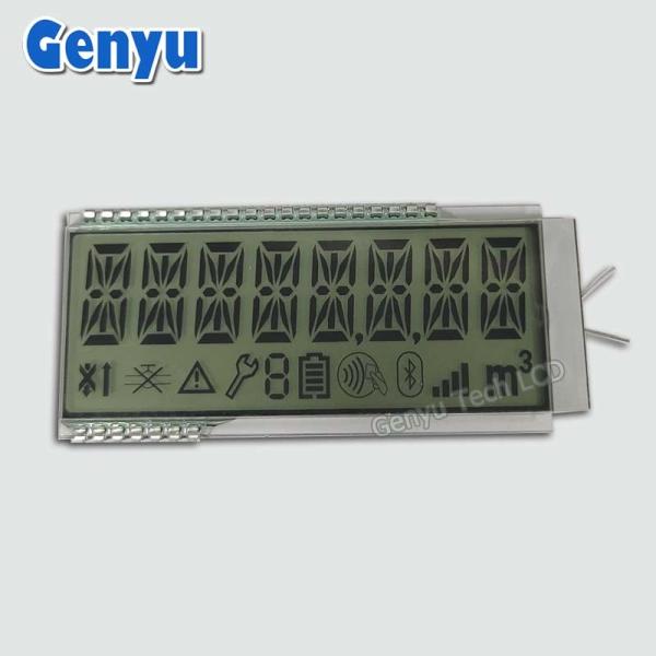 TN ホワイト 14 セグメント LCD ディスプレイ ブラック デジタル カスタマイズ サイズ PIN コネクト